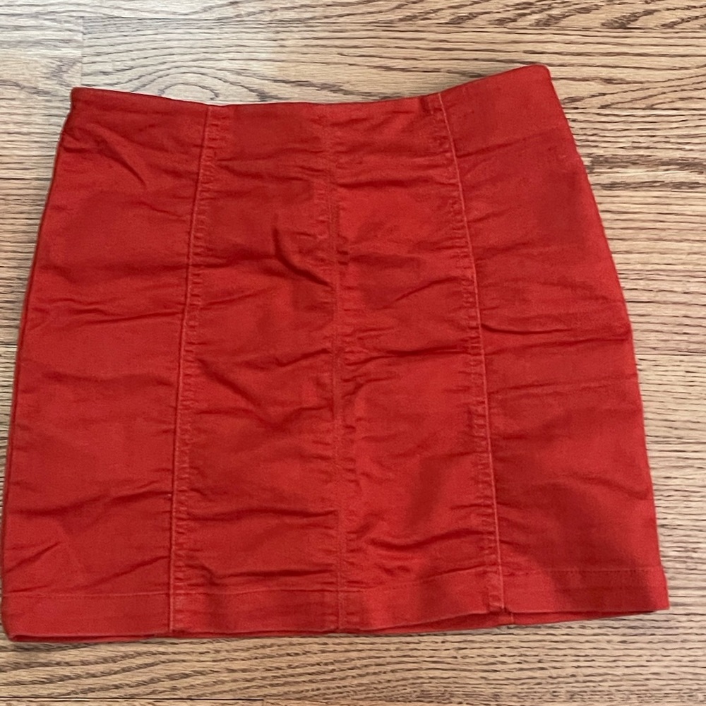 Red F21 Form Fitting Miniskirt size S
